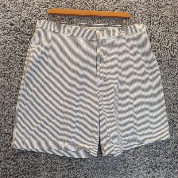 J.CREW Other - J Crew Short Men 38 White Blue Stripped Cotton